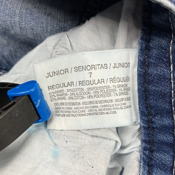 LEI Denim Shorts Size 7 - Picture 3 of 5